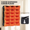 thumbnail image 3 of 18-Drawer Storage Organizer - AIRJA Plastic Drawers for Organization - Desktop Or Wall-Mounted Container for Hardware, Tools, And Beads, 3 of 7