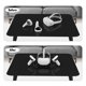 thumbnail image 3 of Seitruly Estación de carga de auriculares de juego VR Gamepad soporte de base de pantalla ajustable tipo C reemplazo de de velocidad rápida Electrónica Negro, 3 of 6