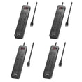 thumbnail image 1 of Huntkey Power Strip with 12 AC Sockets and 2 USB Charging Ports, Black (4 Pack), 1 of 9