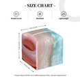 thumbnail image 4 of Naloa Pink Float Ring On Beach Tissue Box Cover Leather Tissue Holder Square Facial Tissue Case for Bathroom, Vanity Countertop, Tabletop, Car, 4 of 7