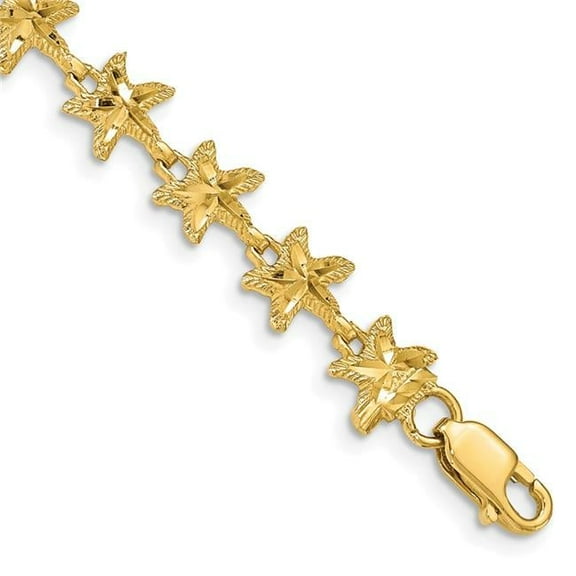 Primal Gold 14 Karat Yellow Gold Starfish Bracelet