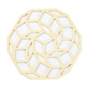 Visland Coaster Multifunctional Heat Insulation Geometric Shape Kitchen Decoration Table Cup Mat for Restaurants