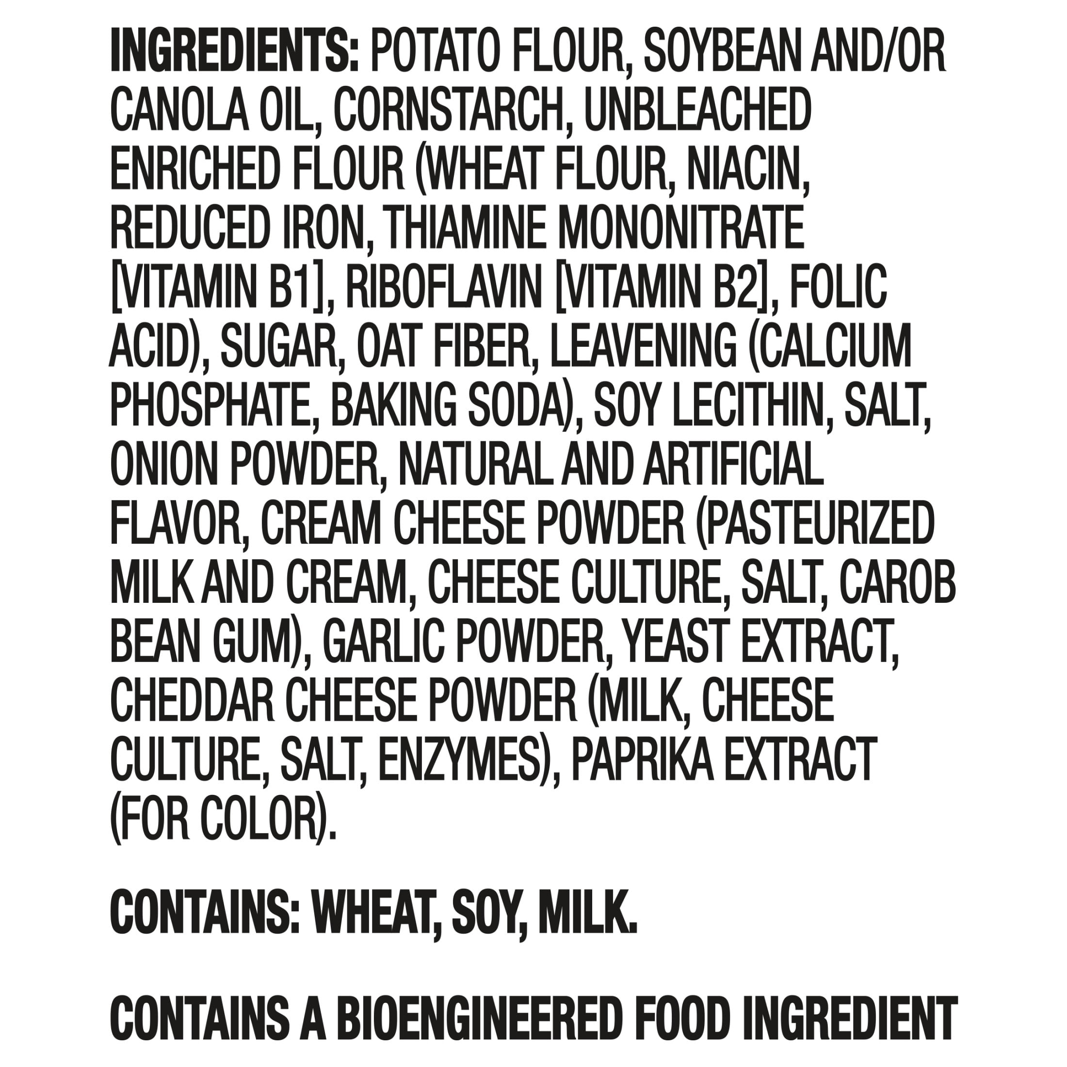 RITZ Crisp and Thins Cream Cheese and Onion Chips, Party Snacks, 7.1 oz