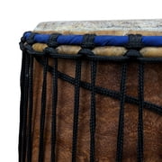 Classic Hand-carved African Quinto Conga Drum - 10x24 - Solid wood, Cow skin, Rope tuned