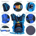 thumbnail image 4 of Cycling Backpack with Rain Cover Water Resistant Hydration Backpack with Helmet Net for Running Cycling Hiking Biking Camping, 4 of 7
