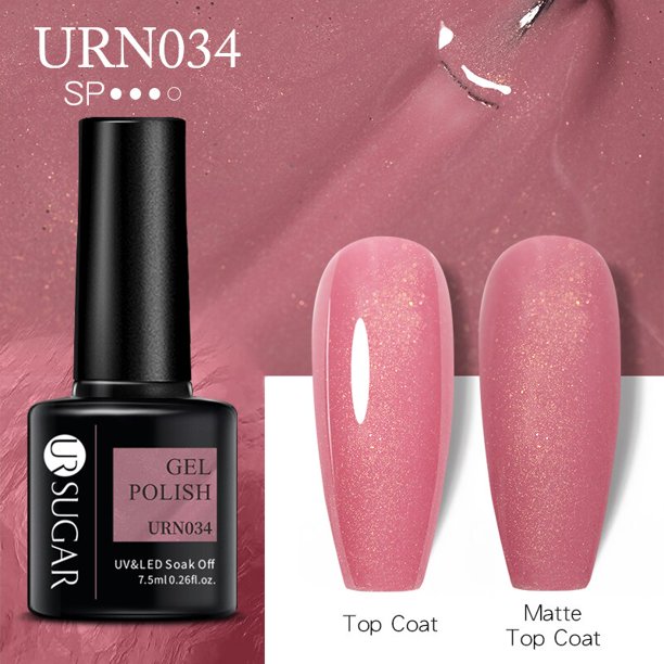 UR SUGAR Esmalte de uñas térmico Lentejuelas brillantes Efecto Cambio de color Barnices de gel Todo para manicura Arte de uñas UV Semipermanente Gellak Tan Jianjun unisex