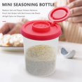 thumbnail image 4 of 2 Medium Salt And Pepper Shakers Moisture Proof ,salt Shaker With Red Covers Lids Plastic Airtight, 4 of 5