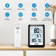 thumbnail image 4 of Indoor Outdoor Thermometer Wireless Weather Stations, Internal External Thermometer Hygrometer, Home Batteryoperated Temperature Humiditymonitors330 Feet (About 100 Meters) Backlight Display, 4 of 6