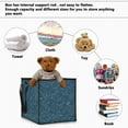 thumbnail image 5 of Home Organizer Foldable Fabric Storage Bin With Handle Glittery Background, 5 of 7