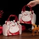 thumbnail image 4 of Bolsas de regalo de plástico transparente con asa, reutilizables, de PVC transparente, ideales para regalos de Navidad., 4 of 8