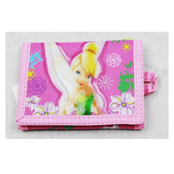 Trifold Wallet - Disney - Tinkerbell - Pink New Gift Toys Licensed a01547