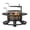 47 inches, variant on 47 Inch Outdoor Fire Pit With 2 Grills Extra Large Bbq Firepits