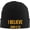 Black, variant on I Believe John 3 16 Christian Beanie Hat Men Winter Warm Hat Women Knit Slouchy Skull Cap Knitted Hat Black