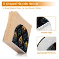 thumbnail image 5 of Yayeee Napkin Holder for Table Kitchen Paper Tissue Organization, Navy Blue Art Pattern, 5 of 8