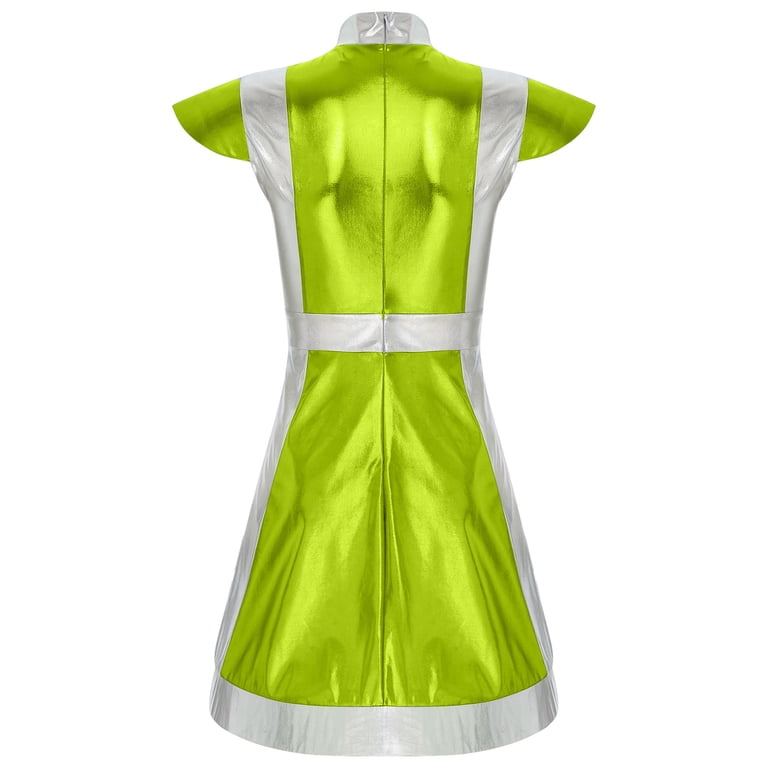 green alien dress Plus Size Galactic Alien Babe Women's Costume
