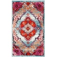 thumbnail image 2 of SAFAVIEH Cherokee Thane Southwestern Area Rug, Light Blue/Fuchsia, 4' x 6', 2 of 9