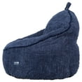 thumbnail image 4 of Room Revival Compressed Foam Bean Bag Chair for Kids, Navy Blue, 4 of 13
