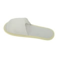 thumbnail image 5 of Unique Bargains 1Pair Disposable Slippers Foldable Open Toe Anti-slip Hotel Slippers Beige, 5 of 5