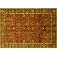 thumbnail image 1 of Ahgly Company Machine Washable Indoor Rectangle Oriental Yellow Industrial Area Rugs, 8' x 10', 1 of 4