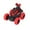 Red, variant on 2.4G RC Double Sided Rolling Stunt Dump Truck, Rechargeable Off-Road Remote Control Vehicle with LED Lights & Music, Large Anti-Slip Rubber Tiers Toy Gift for Boys Girls Kids Indoor Outdoor Play