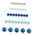 thumbnail image 1 of 50 bolas para decorar tartas, mini globos, palillos para tartas, palitos para cupcakes y adornos. Azul, 1 of 9