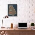 thumbnail image 5 of Little Man Cave Bear Drawing Kids Design XXL Framed Giclee Texturized Art by Daphne Polselli, 5 of 7