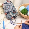 thumbnail image 4 of Mini Yarn Storage Small Size Yarn Bag for Crocheting with Holes,Empty Round Knitting Tote Bags protable Yarn Holder,Perfect for Travel,Beginner & Crocheter, 4 of 7