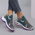 thumbnail image 4 of Womens Road Running Shoes Antislip Platform Sneakers Air Cushion Arch Support Walking Shoes Halloween, 4 of 8