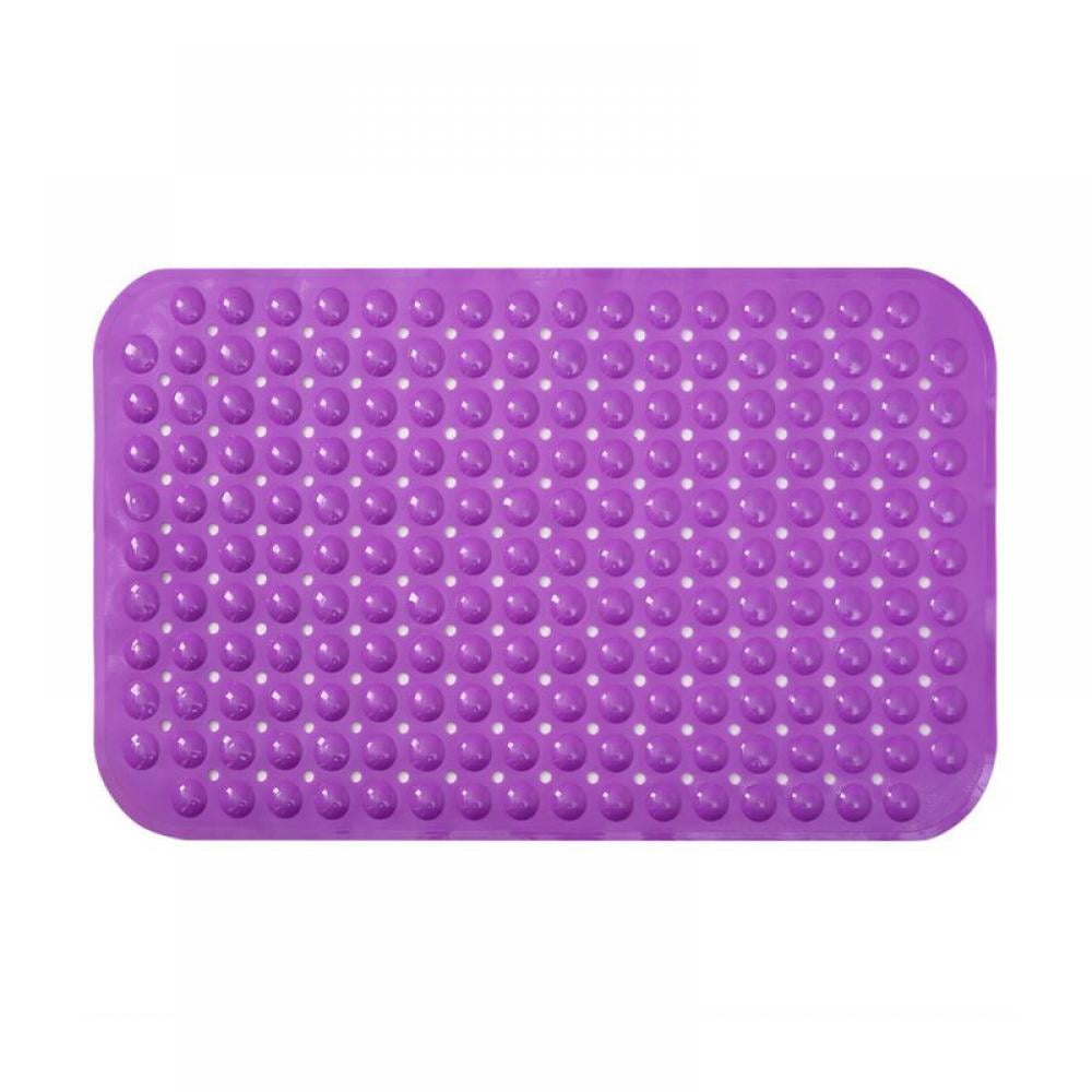 purple ,Color Premium Rubber Slip-Resistant Bathtub Long Shower Mat 