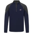thumbnail image 2 of Men's Levelwear Navy Columbus Blue Jackets Cadet Insignia Core Quarter-Zip Pullover Top, 2 of 3