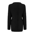 thumbnail image 5 of Ogiraw Womens Tops Sweaters for Women Knit Sweater for Women Women's Winter New Solid Knitted Loose Sleeve Large Sweater Coat Black, 5 of 5