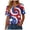 a8-Dark Blue, variant on 4th of July Jersey Women: Patriotic Shirts USA American Flag Button Up Shirt USA Jersey V Neck Tops(Pink,XL)