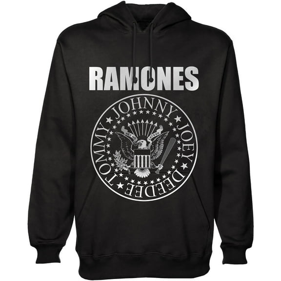 Ramones Unisex Pullover Hoodie Sweatshirt Presidential Seal (Small)