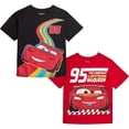 thumbnail image 1 of Pack de 2 Remeras para Niños de Cars de Disney con Diseño de Rayo McQueen, 1 of 7