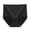 Black1, variant on SHTXOZHI Womens High Waisted Leakproof Panties Full Coverage Cotton Underwear Ladies Stretch Briefs