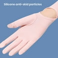 thumbnail image 3 of comerut 1 Pair Long Sun Glove Unisex Sunblock Driving Gloves Anti- UV Non Slip Full Finger Arm Sun Protective Outdoor Sports Arm Cover, 3 of 7