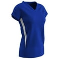 thumbnail image 2 of Champro Sports Spike Volleyball Jersey, Women's X-Small, Royal, White Side Inserts, 2 of 2