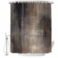 thumbnail image 2 of Brown Waterproof Fabric Shower Curtain,Modern Abstract Art Ombre Oil Painting Waterproof Fabric Shower Curtain for Bathroom Curtains Bathtubs Hotel Shower Curtains with 12 Hooks Standard 60x72, 2 of 8