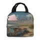 thumbnail image 1 of Disketp Deserted Classic Car Landscape Bolsa Térmica para Almuerzo para Hombre y Mujer, Ideal para Trabajo, Senderismo y Picnic, 1 of 8