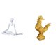 thumbnail image 1 of Estatua De Gallo Con Pensamiento Abstracto Creativo, Figura Decorativa única, Escultura Feng Shui Para Entrada, Dormitorio, Hogar, Hotel, Regalo De Inauguración De La Casa, Aniversarios., 1 of 8