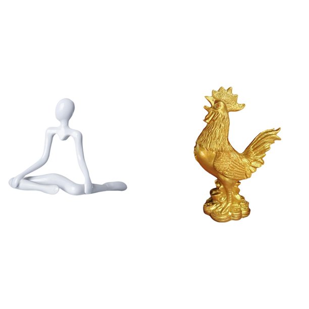 Estatua De Gallo Con Pensamiento Abstracto Creativo, Figura Decorativa única, Escultura Feng Shui Para Entrada, Dormitorio, Hogar, Hotel, Regalo De Inauguración De La Casa, Aniversarios.