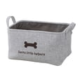 thumbnail image 2 of Seyotauo Storage Bins Large Fabric Storage Baskets for Shelves, Decorative Linen Closet Baskets with Handles for Organizing, Shelf, Clothes, Home, Office, 14x10x8 Inches, 2 of 6