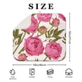 thumbnail image 6 of Microfibre Drying Mat for Kitchen Red Fresh Wild Peony Flower Dish Drying Drainer Mat Absorbent Pioneer Drying Mat Washing Up for Glass, Plate & Cup 16inch X 18inch, 6 of 7