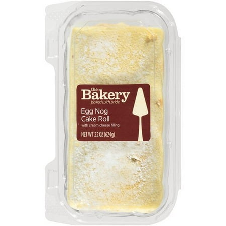 Seasonal Eggnog Cake Roll