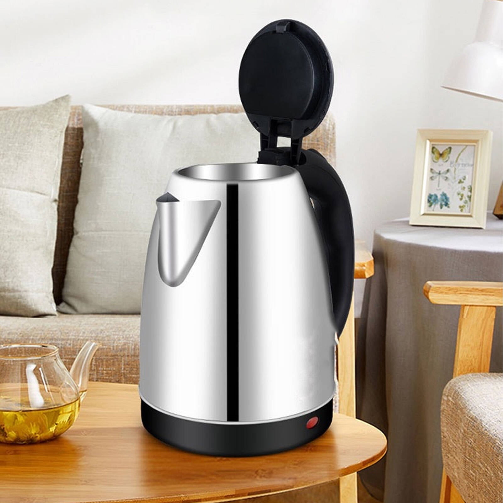 HIBIBUD Stainless Steel Electric Tea Kettle,Automatic Power Off