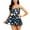 Black, variant on Utoimkio Tankini Swimsuits for Women Tummy Control Two Piece Bathing Suits Floral Print Swim Tankini Swimdress with Boy Shorts Summer Modest Tankini Swimwear