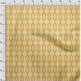thumbnail image 4 of oneOone Cotton Poplin Yellow Fabric Ikat Quilting Supplies Print Sewing Fabric By The Yard 56 Inch Wide, 4 of 4