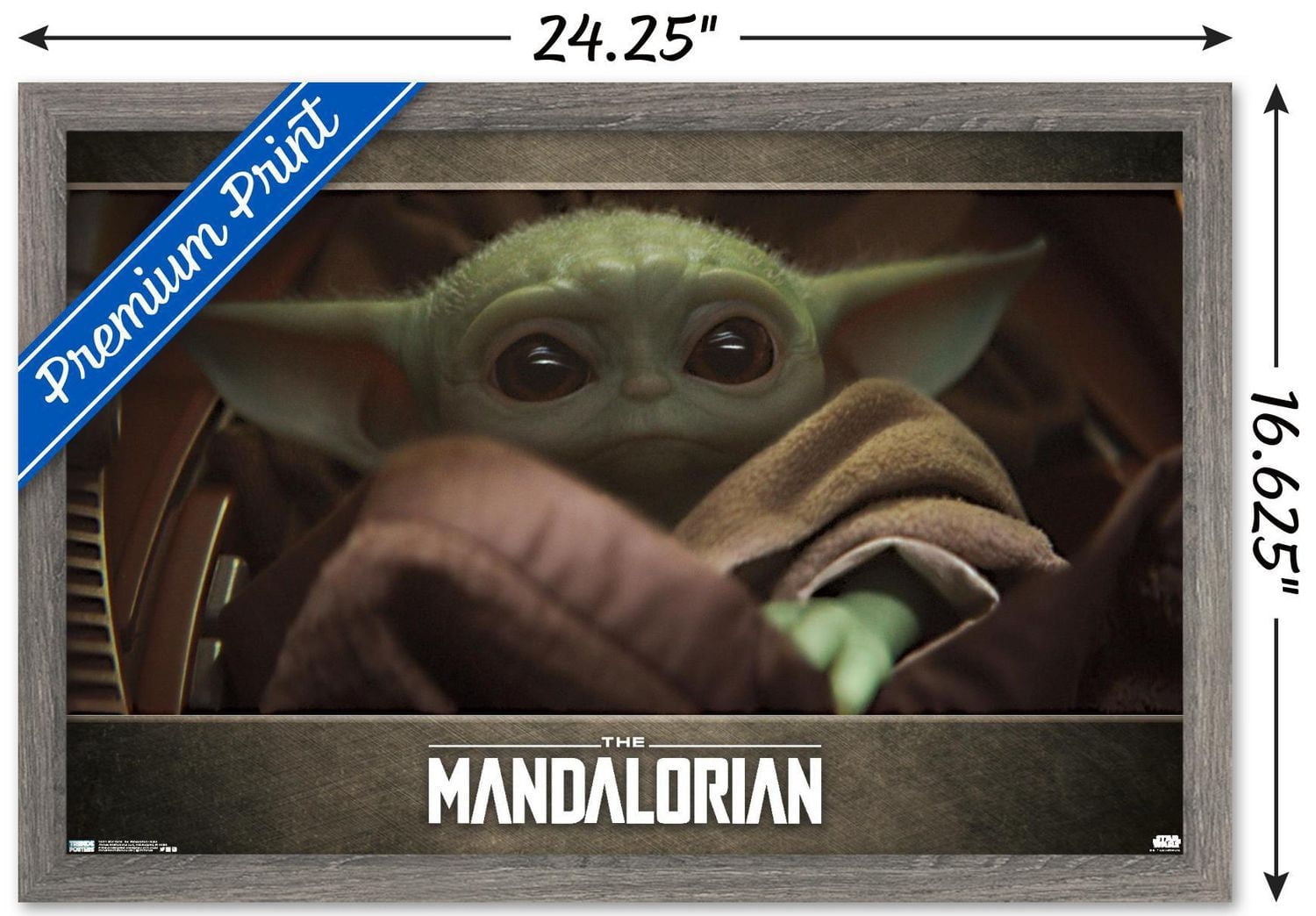 Star Wars: The Mandalorian - Eyes Wall Poster