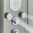 thumbnail image 5 of Senlesen LED Shower Panel Bath Tower System Rainfall Head Massage Body Jets Stainless steel, 5 of 7