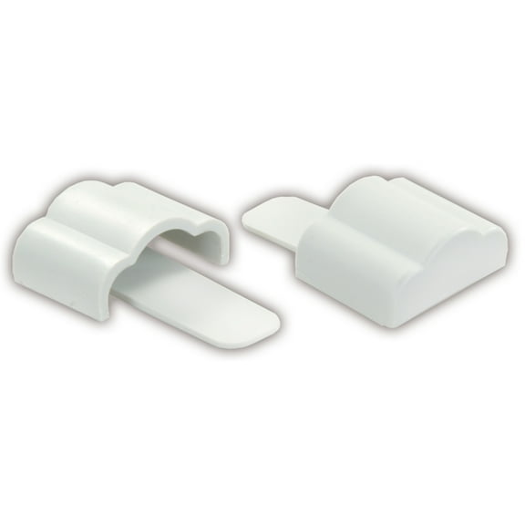JR Products 49615 Full Extrusion End Cap Set - 3/4" x 3/4" x 3/8"